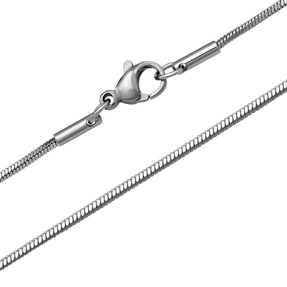 Nemesacél nyaklánc, tömör, 45 cm Nemesacél nyaklánc, tömör, 45 cm